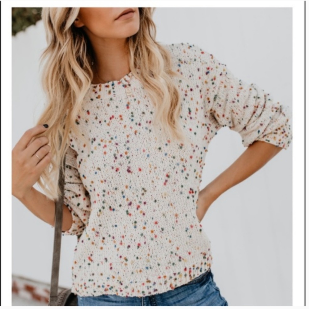 INDRA Confetti Knit Sweater